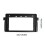 Radio Fascia Panel Replacement 2 Din Stereo Radio Panel Auto Part for E46 3