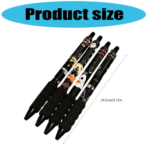 4 Divisions Fluorescent Cream Toner Pencils Halloween Plan Thin Permanent Plastic 2