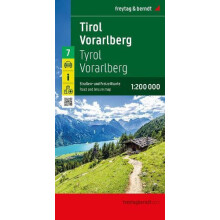 Tirol Vorarlmountain Road and Leisure Map by FreytagBerndt Other Book