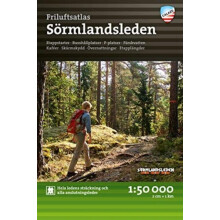 Sormlandsleden Friluftsatlas Paperback Book