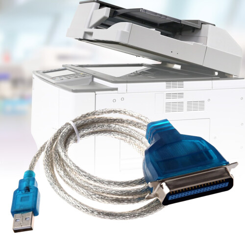 Printer Parallel Port Converters Cable USB Connectivities Modern Computer Support 1