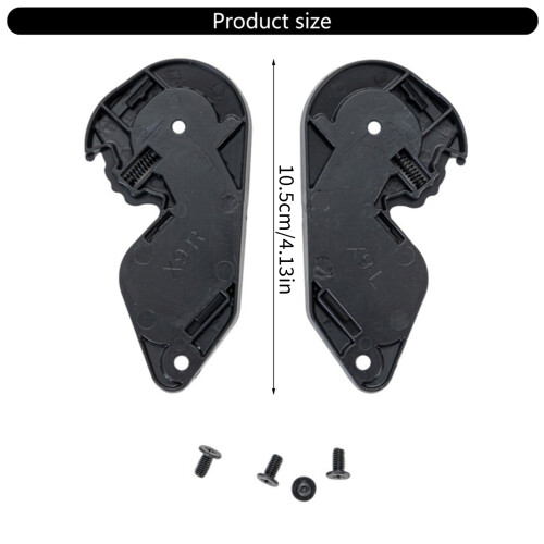 Secure Fit Helmet Eyeguard Base Quick Install ABS Replacement Part 1