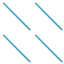 4X 04003 Metal Center Drive Shaft Dogbone 170Mm för HSP 1:10 Upgrade Parts Truck BRONTOSAURUS 94111 94107 94170,Blå
