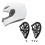 Easy Installation 1 Pair Face Shield Windshield Visors Base with Mount Screw 3