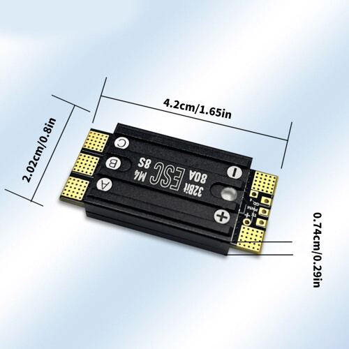 Powerful FPV Racing ESC 80A Output 3-8S Battery Compatibility Small Size Drones 2
