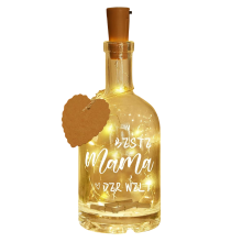 Geschenk zum Muttertag Dekorative LED-Lampe Flasche Für Mama — dekorative led lampe, led flaschenlampe, geschenk für mama, mutti tag geschenk