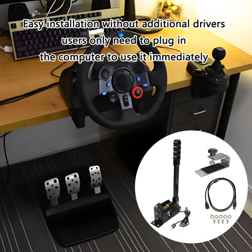 Universal Precise USB Handbrake Controller For Racing Simulators Game G27 G29 1