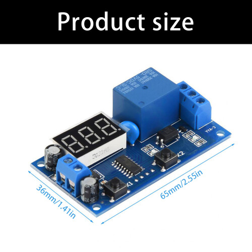 Timer Cycle Digital LED Delay Timer Board Control Switching Module 2