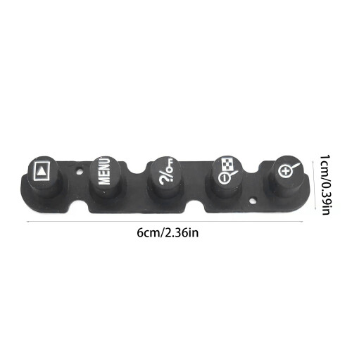 Camera Button Body Rear Back Button Rubber Cover Key Replacement For D90 2
