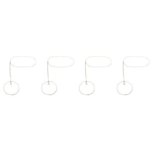 4Pièces Taille Jambe Cuisse Serpent Or Féminins 2