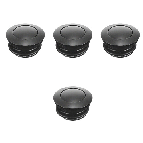 4Pièces Accessoires Couvre-Réservoir Noir Avec Joint Étanche 2