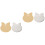 4Pièces Médailles Pour Chats Acier Inoxydable Coloré 4