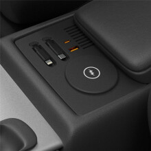 Car Accessories for A4L B9 A5 S5 LHD USB Type-C Fast Wireless Charger Shunt Docking Station Car Interior
