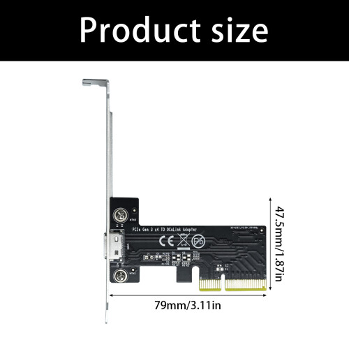 PCIExpress PCIe4.0 4X Converter Optimized Heat Dissipation 64Gbps Data Transfer 2