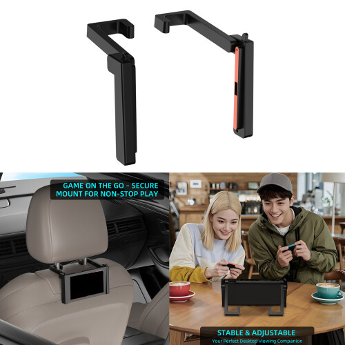 Gaming Stand Car Headrest Mount Electronic Gaming Device Holder for NS 2 1