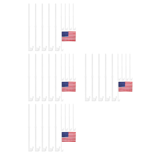 40Pièces Clips Porte-Drapeaux Pour Fenêtre De 1