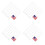 40Pièces Clips Porte-Drapeaux Pour Fenêtre De 3