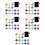 5Ensembles Accessoires Verres Vin Identifiants Réutilisables Colorés 7