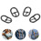 12Pièces Boucles Métalliques Pour Sangles DIY Accessoires 10