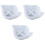 3Pièces Moule Silicone Pour Plateau Décoratif DIY 3