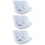 3Pièces Moule Silicone Pour Plateau Décoratif DIY 8