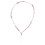 2Pièces Téléphone Perles Violet Suspendre Collier Élégant 11