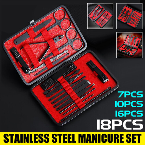 Set di manicure e pedicure con tagliaunghie portable e kit per orecchie 1