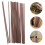 30St Essentiële Sticks Koffiekleurige Diffuser Rietjes 7