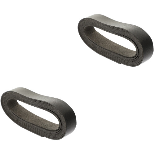 2Roules Bandes Cuir Noir Pour Artisanat Accessoires 2