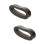 2Roules Bandes Cuir Noir Pour Artisanat Accessoires 6