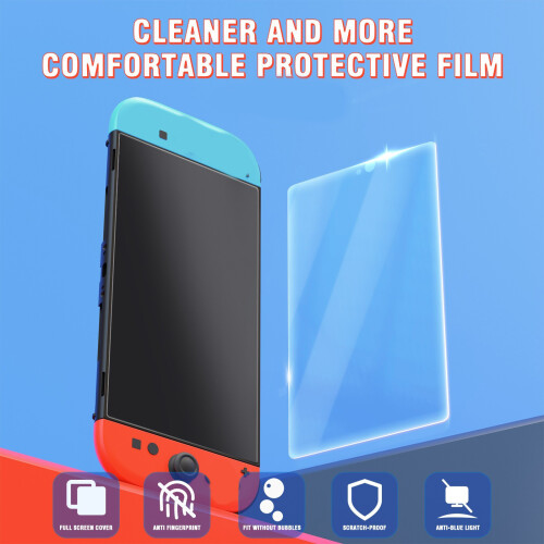 Oil Resistant Tempered Glass Protectors for Switch2 Enhances Game Visuals 2