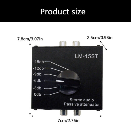 High Fidelitys Passive Volumes Controller Audios Attenuator for Amplifiers 2
