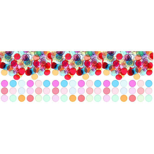 900Pièces Marqueurs Ronds Transparents En Plastique 2