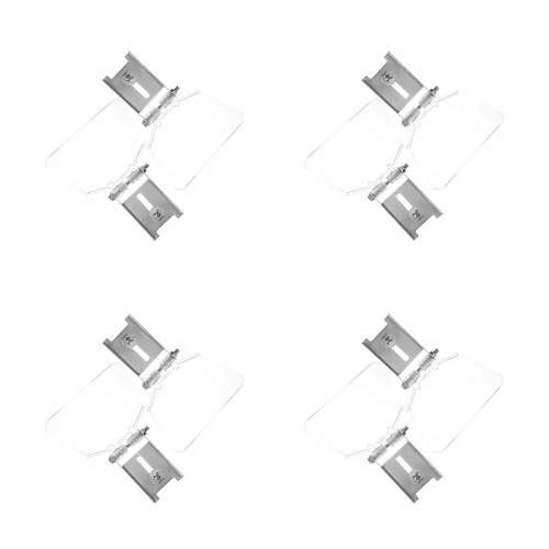 8Pièces Protecteur ABS Argent Anticorrosion Pour Meuleuse De Banc 2