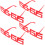4St Creatieve Partybril ABS Plastic Voor Verjaardagsfeest 6