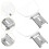 8Pièces Protecteur ABS Argent Anticorrosion Pour Meuleuse De Banc 11