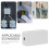 10St Duurzame Plastic Elektronica Behuizing Wit Voor LED Draadbeheer 5