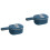 2Pièces Égouttoir Râpe Bleu Polyvalent Usage 3