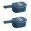 2Pièces Égouttoir Râpe Bleu Polyvalent Usage 4