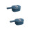 2Pièces Égouttoir Râpe Bleu Polyvalent Usage 6
