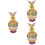 3Pièces Petits Flacons Multi Usage Verre Raffiné 6