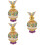 3Pièces Petits Flacons Multi Usage Verre Raffiné 7