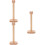 3Pièces Présentoir Papier Vertical En Bois Beige Style Chat Élégant 7