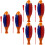 6Pièces Instruments Musical Enfant Jouets Percussion Assortis 6