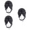3Pièces Casques De Soccer Noir Confortable Ventilé Réglable 10