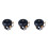 3Pièces Mini Noire Durable Son Fort Accessoires 3