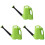 3Pièces Arrosoirs Plastique Vert, Grand Réservoir, Design 2
