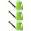 3Pièces Arrosoirs Plastique Vert, Grand Réservoir, Design 7