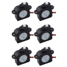 6 Stück Neuer 2,1-G--Mikro-Servo 180-Grad-Drehung DM-S0020 2-G-Kunststoff--Servomotor 4,8 V-6 V