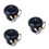 3Pièces Mini Noire Durable Son Fort Accessoires 6